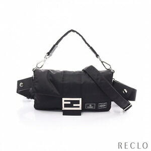 FENDI PORTER Bucket Bag Black